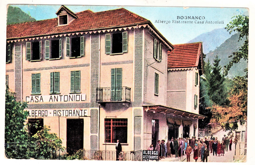 Cartolina Bognanco Novara albergo Antonioli | Collezionissimo