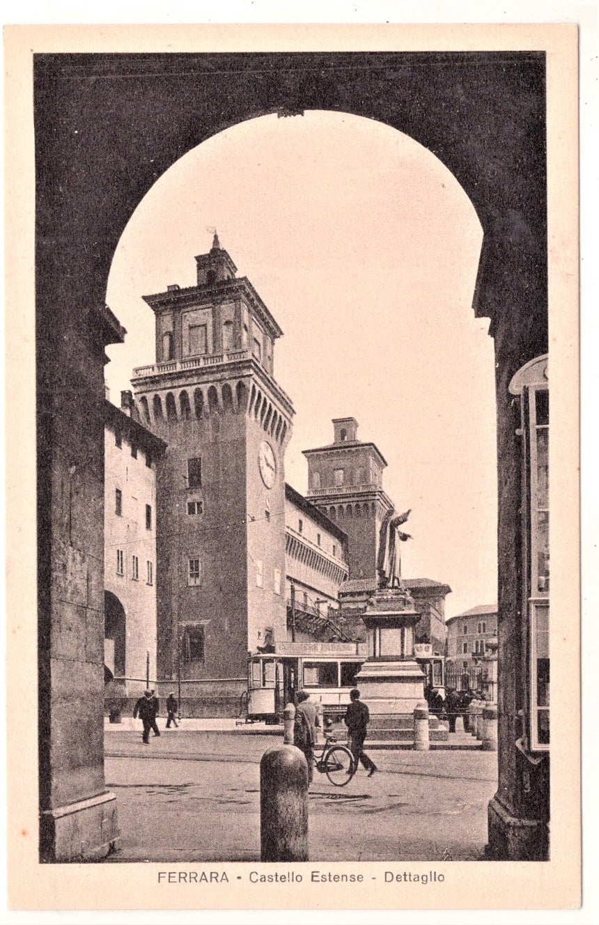 Cartolina Ferrara castello Estense | Collezionissimo