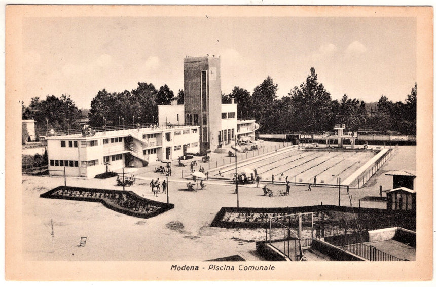 Cartolina Modena Piscina comunale | Collezionissimo