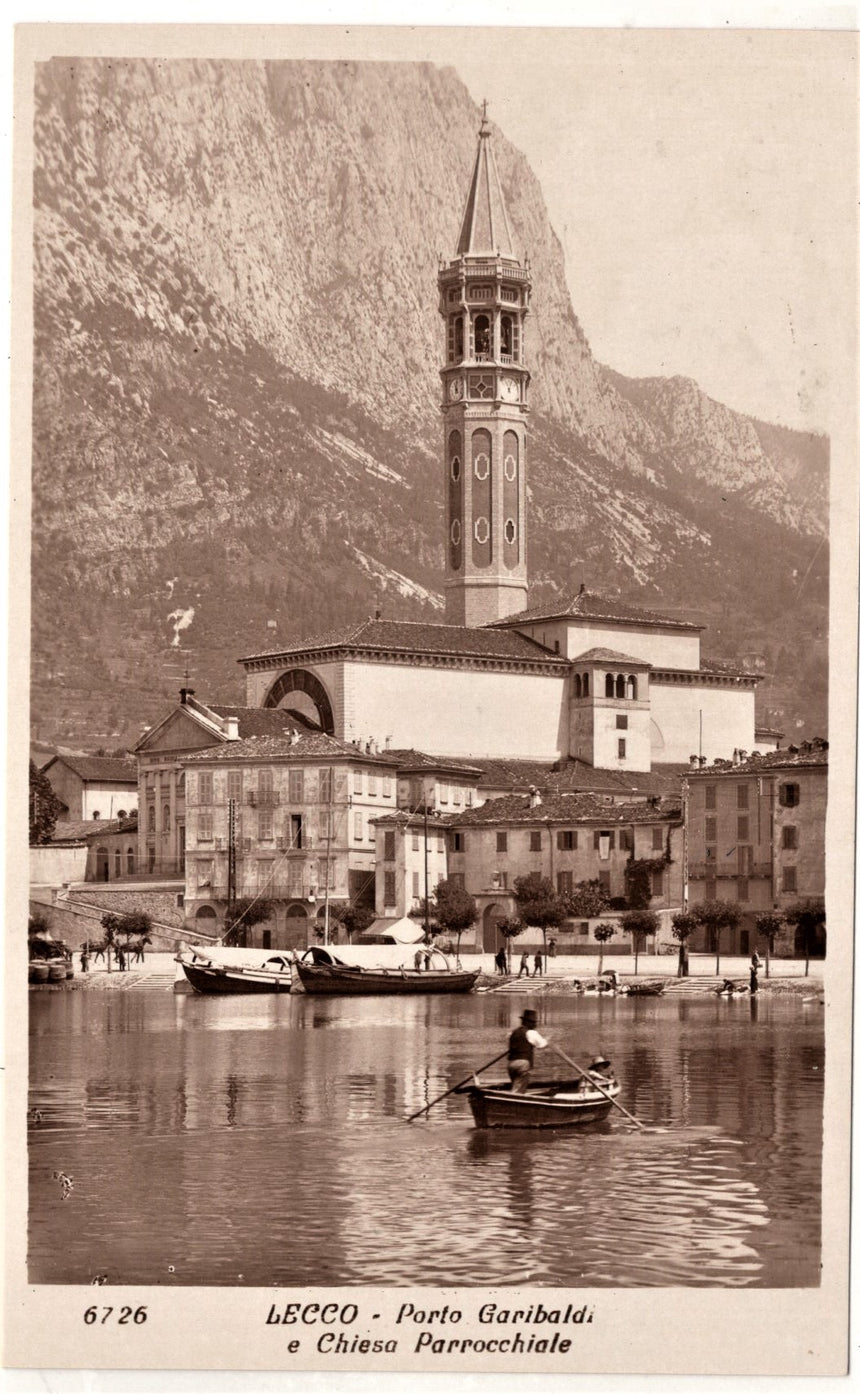 Cartolina Lecco porto Garibaldi | Collezionissimo