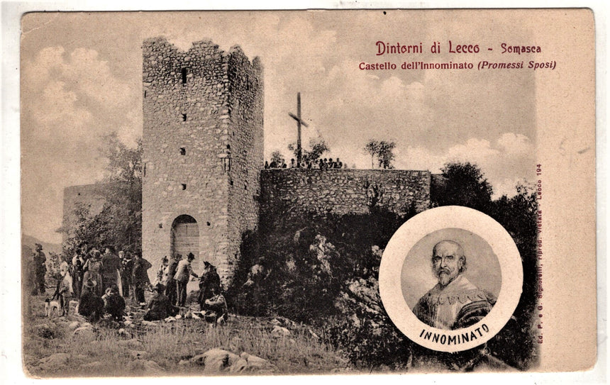 Cartolina Lecco Somasca castello dell Innominato | Collezionissimo