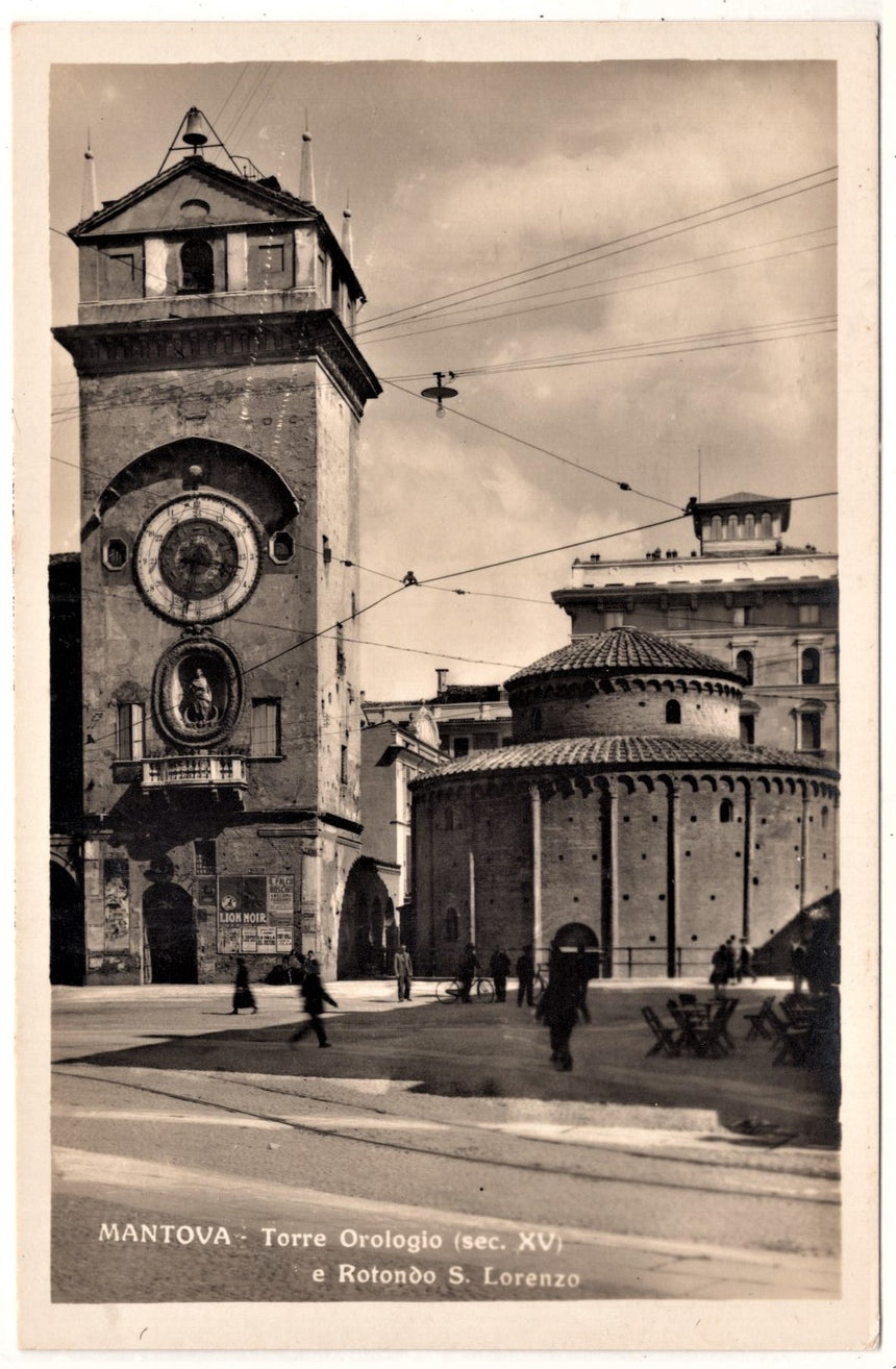 Cartolina Mantova torre orologio | Collezionissimo