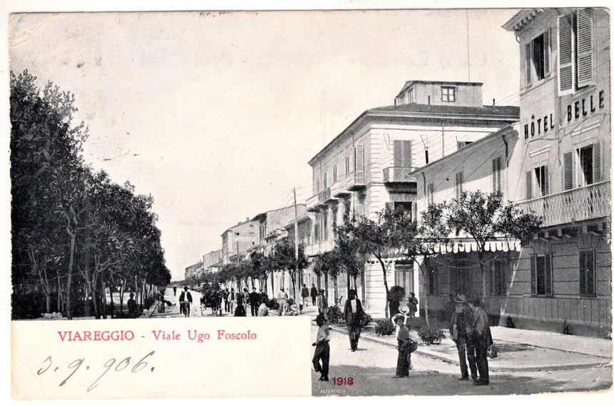 Cartolina Viareggio viale Ugo Foscolo | Collezionissimo