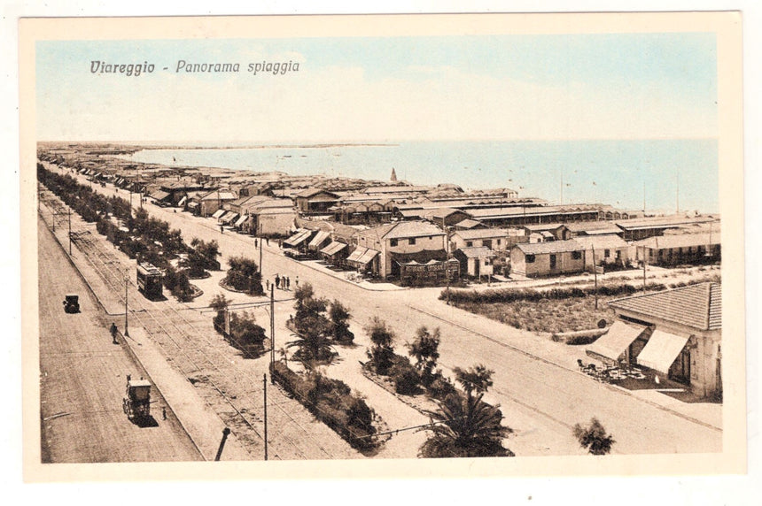 Cartolina Viareggio la spiaggia Lucca | Collezionissimo