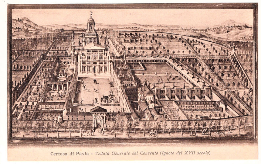 Cartolina Pavia la Certosa | Collezionissimo