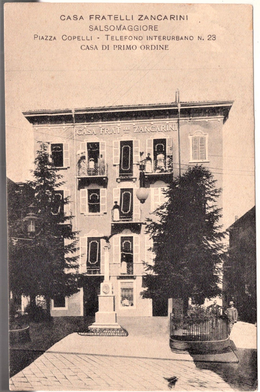 Cartolina Parma Salsomaggiore casa fratelli Zancarini | Collezionissimo