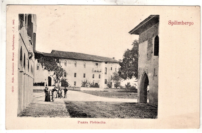 Cartolina Pordenone Spilimbergo piazza Plebiscito | Collezionissimo