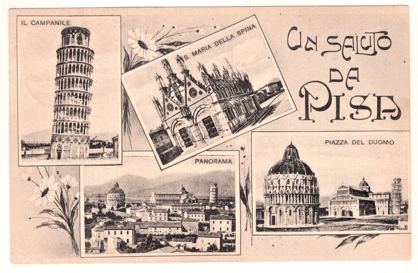 Cartolina Pisa un saluto | Collezionissimo