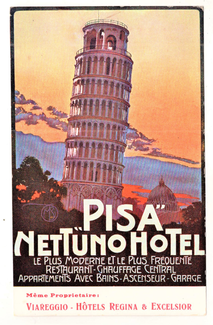 Cartolina Pisa hotel Nettunoi | Collezionissimo