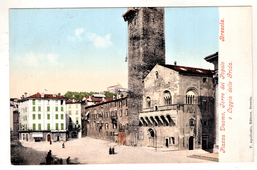 Cartolina Brescia piazza Duomo | Collezionissimo