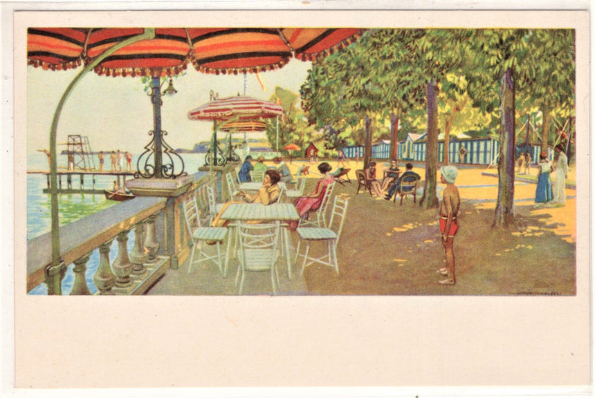 Cartolina Brescia Gardone lago Garda hotel Palace Savoy | Collezionissimo