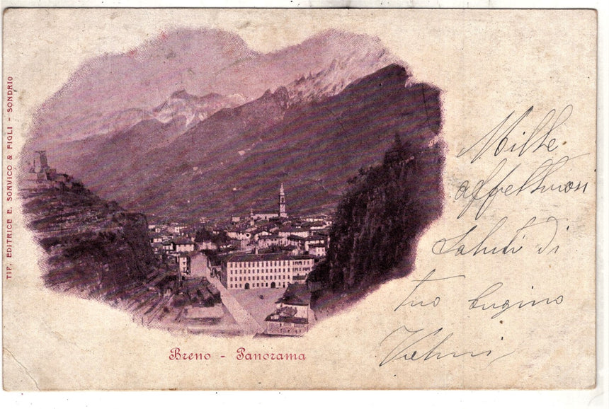 Cartolina Brescia Breno panorama | Collezionissimo