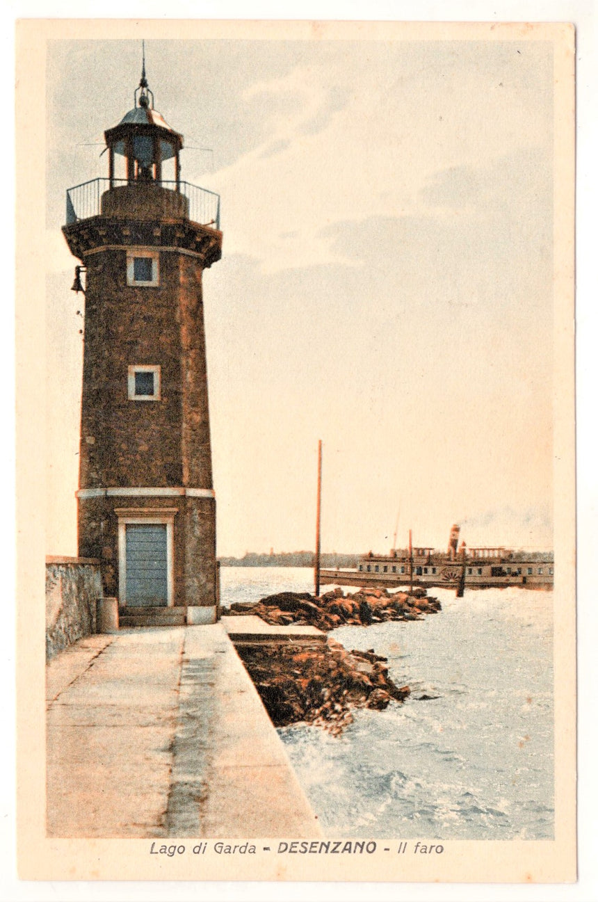 Cartolina Brescia lago Garda Desenzano il faro | Collezionissimo