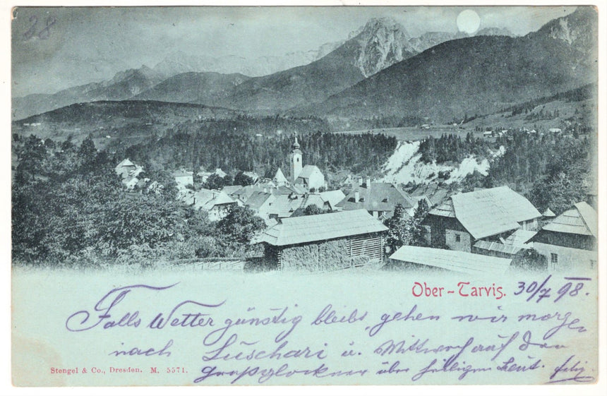 Cartolina Udine Ober Tarvis | Collezionissimo