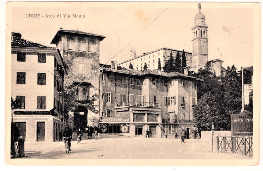 Cartolina Udine arco di via Manin | Collezionissimo