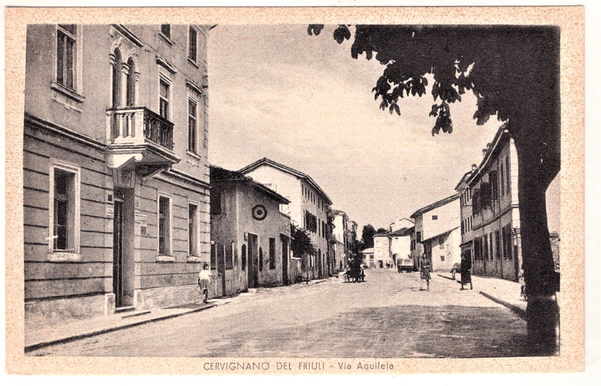 Cartolina Udine Cervignano via Aquileia | Collezionissimo