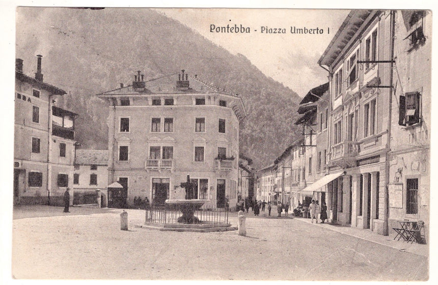 Cartolina Udine Pontebba Piazza Umberto I | Collezionissimo