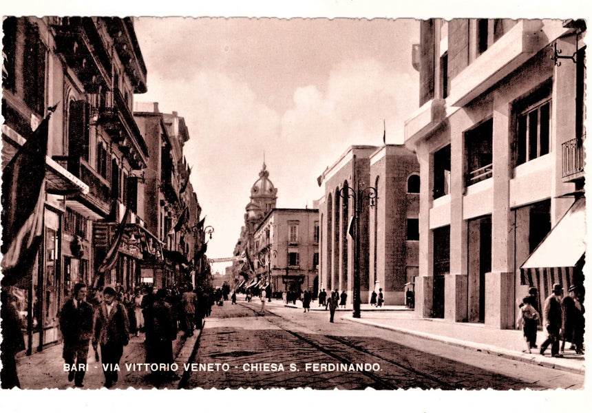 Cartolina Bari via V.Veneto | Collezionissimo