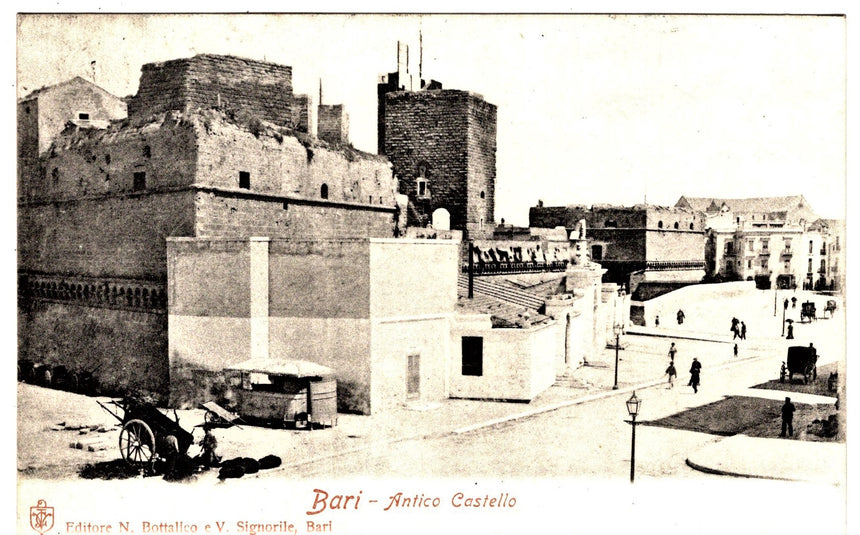 Cartolina Bari antico castello | Collezionissimo