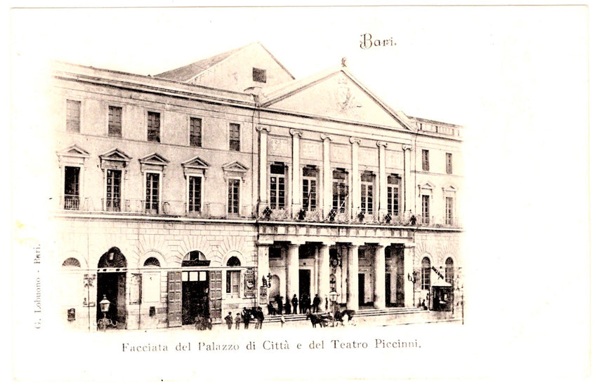 Cartolina Bari teatro Piccinni | Collezionissimo