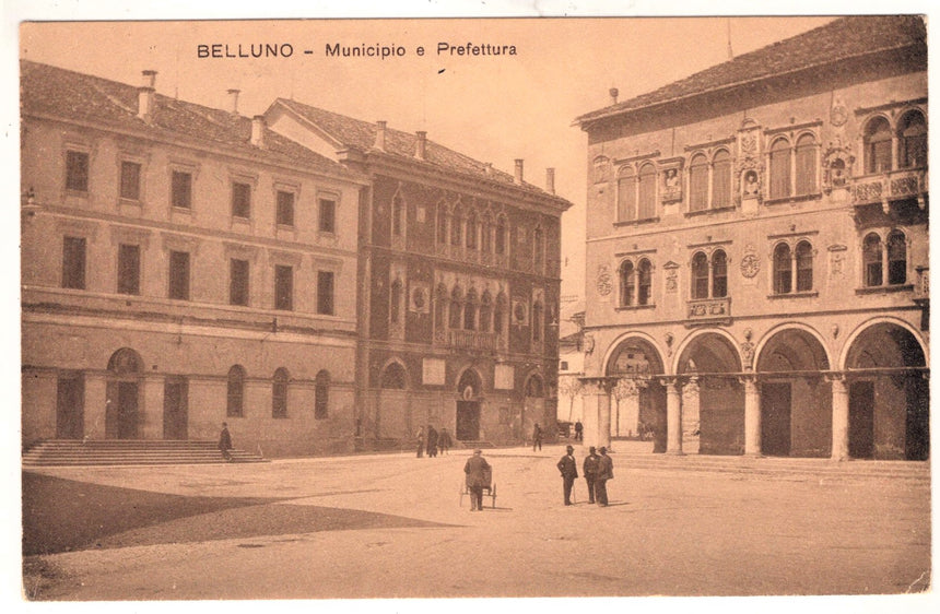 Cartolina Belluno municipio e prefettura | Collezionissimo