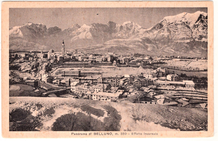 Cartolina Belluno panorama | Collezionissimo