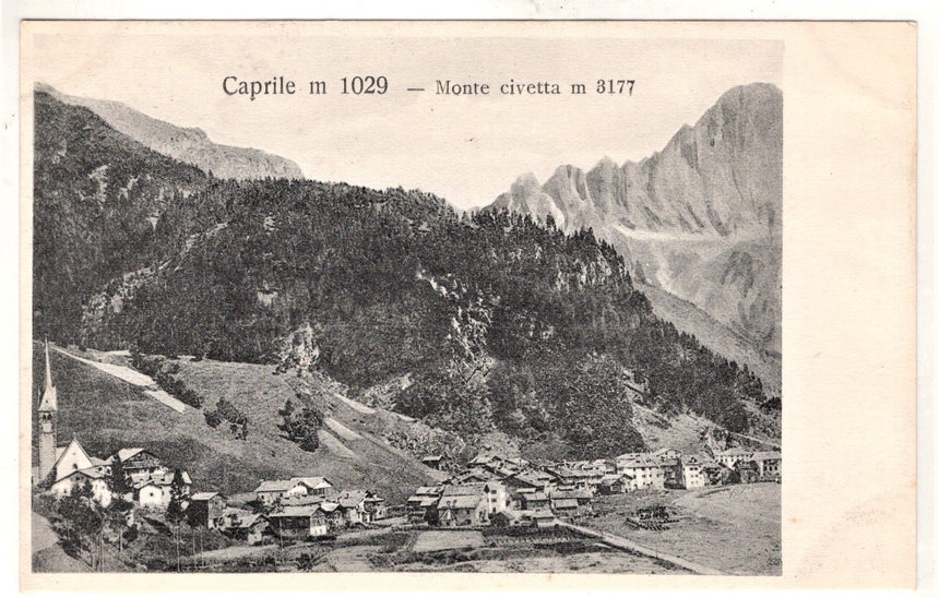 Cartolina Belluno Caprile monte civetta | Collezionissimo