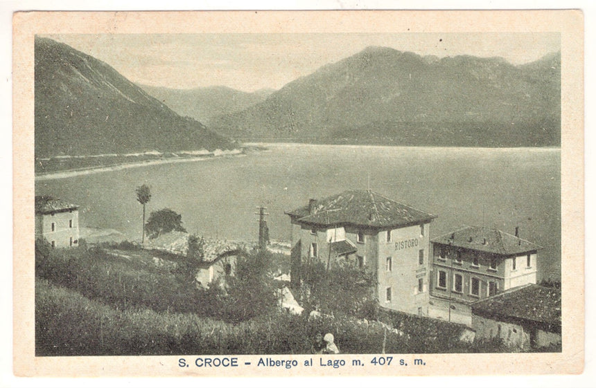 Cartolina Belluno S. Croce albergo al lago | Collezionissimo