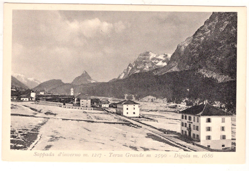 Cartolina Belluno Sappada panorama | Collezionissimo