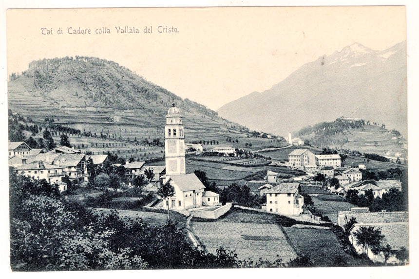 Cartolina Belluno Tai di Cadore e vallata del Cristo | Collezionissimo