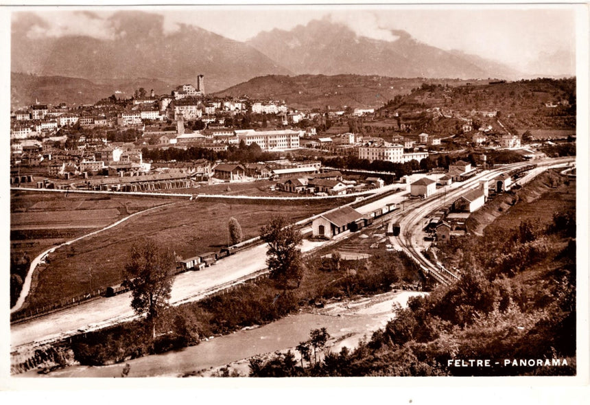 Cartolina Belluno Feltre panorama | Collezionissimo