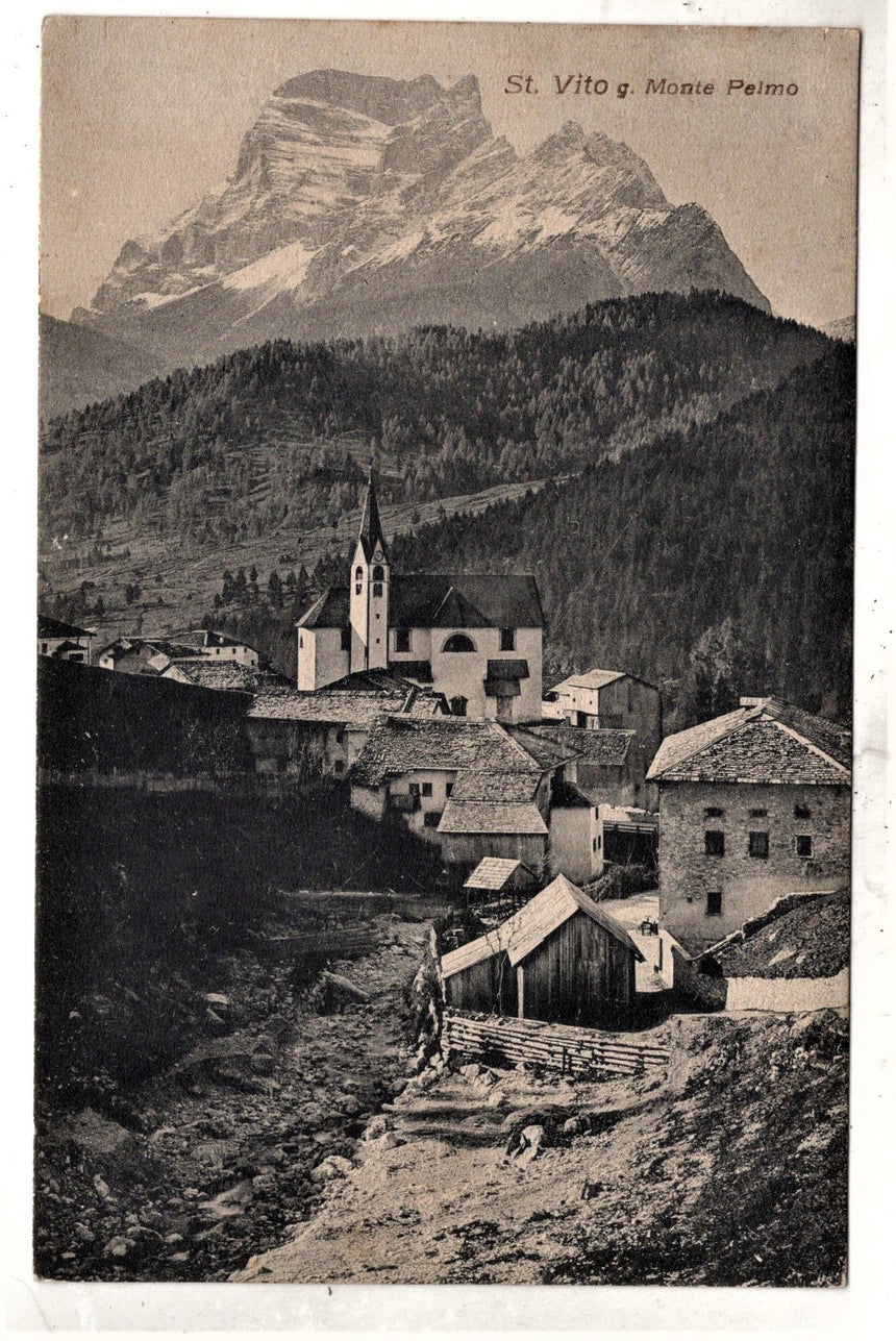 Cartolina Belluno San Vito e monte Pelmo | Collezionissimo