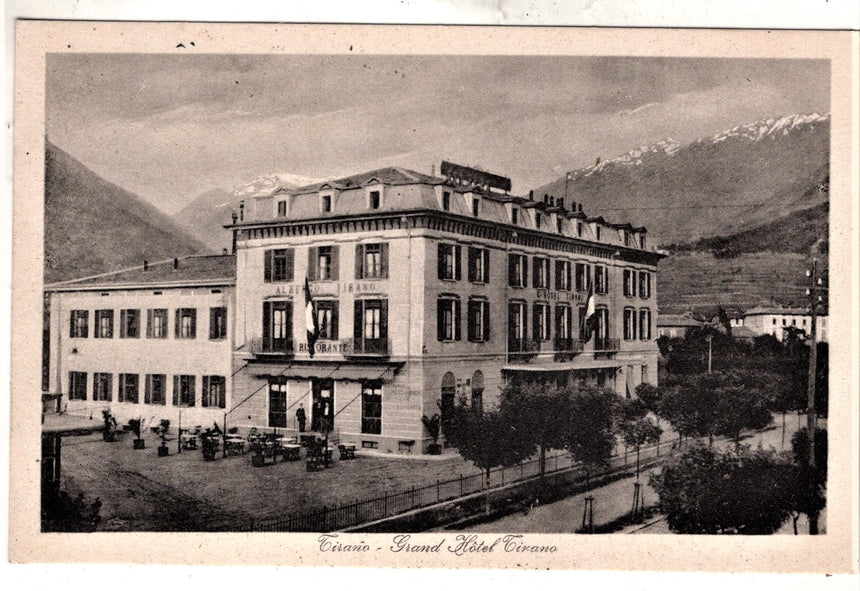 Cartolina Sondrio Tirano Gran Hotel Tirano | Collezionissimo