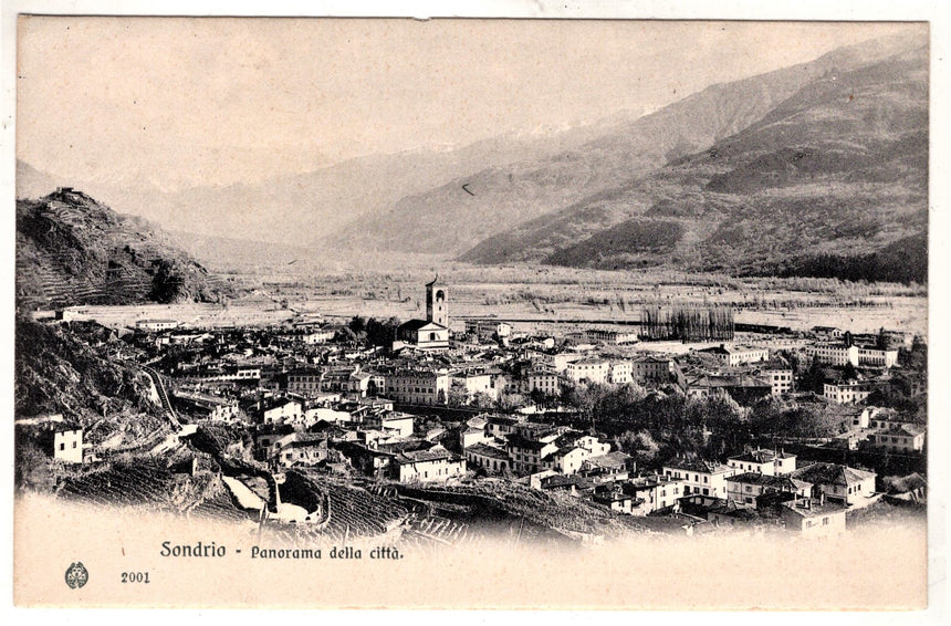 Cartolina Sondrio Sondrio panorama della cità | Collezionissimo