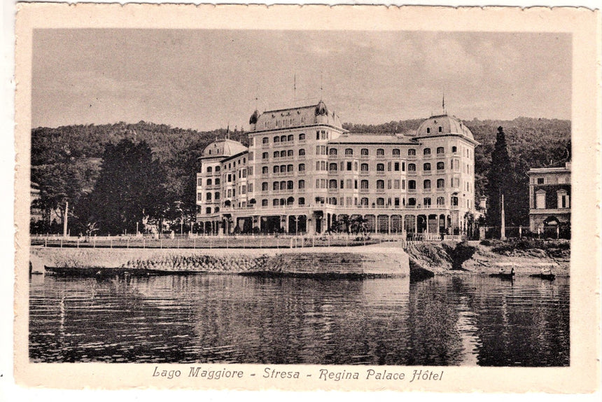 Cartolina Lago Maggiore Stresa Regina palace hotel | Collezionissimo