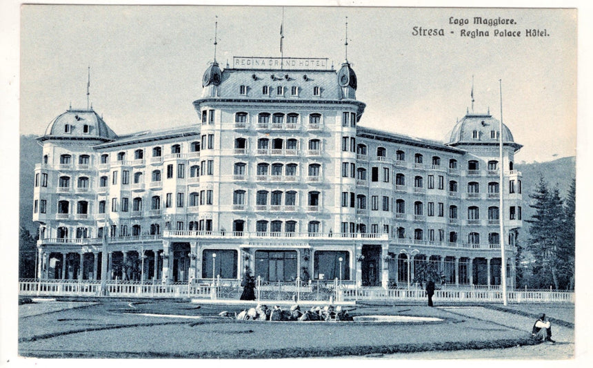 Cartolina Lago Maggiore Stresa ReginaPalace hotel | Collezionissimo