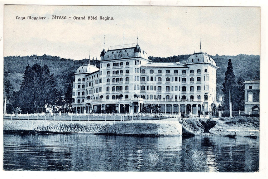 Cartolina Lago Maggiore Stresa Gran hotel Regina | Collezionissimo