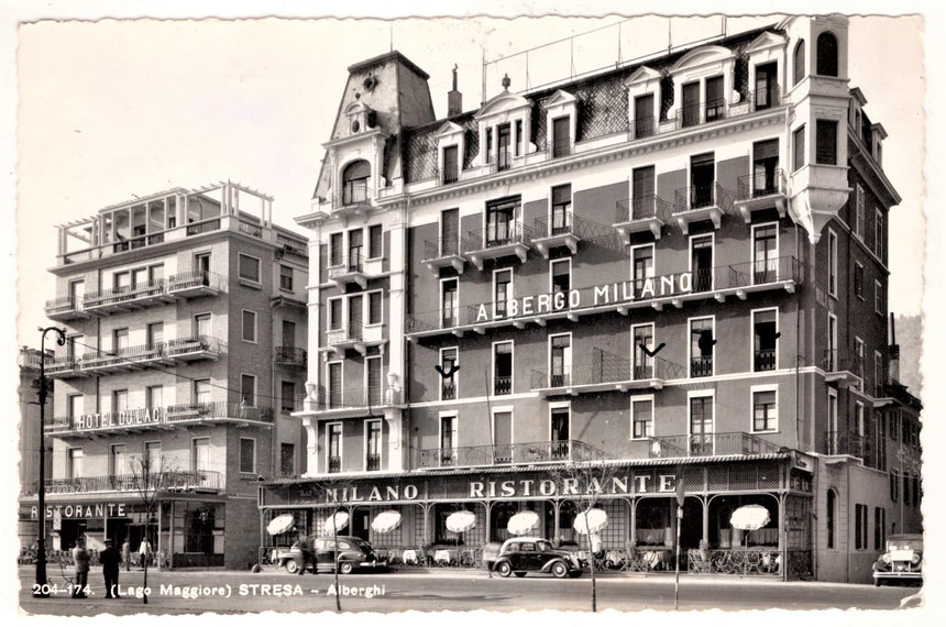 Cartolina Lago Maggiore Stresa albergo Milano | Collezionissimo