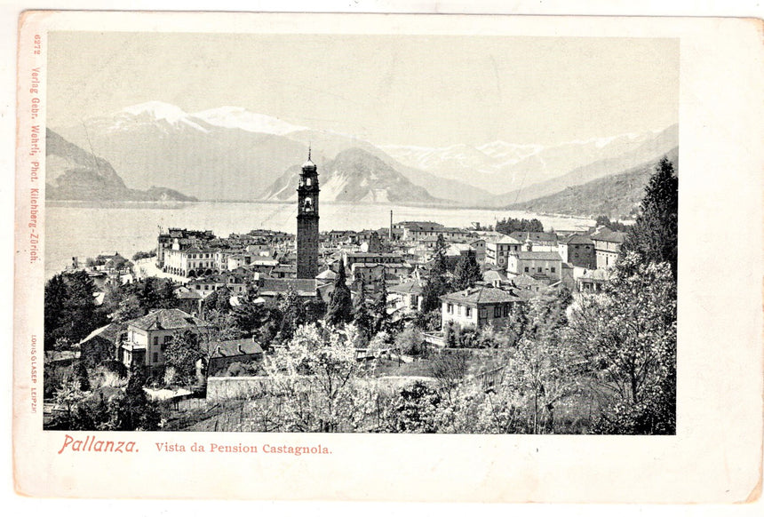 Cartolina Lago Maggiore Pallanza vista dapension Castagnola | Collezionissimo