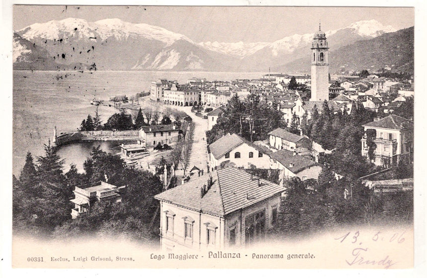 Cartolina Lago Maggiore Pallanza Panorama | Collezionissimo