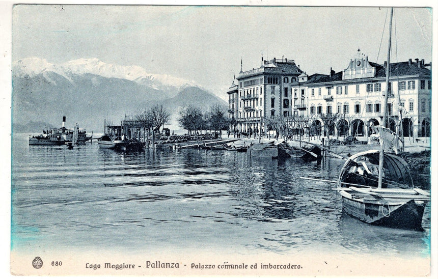 Cartolina Lago Maggiore Pallanza Imbarcadero | Collezionissimo