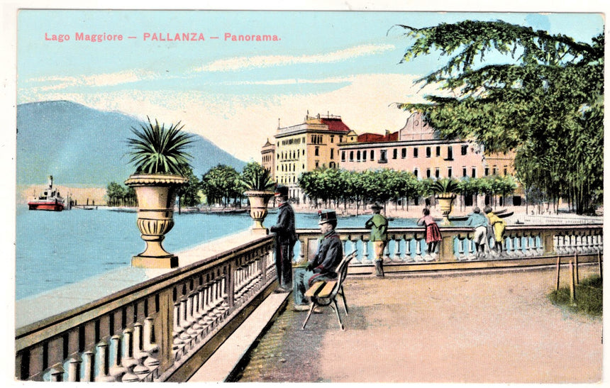 Cartolina Lago Maggiore Pallanza panorama | Collezionissimo