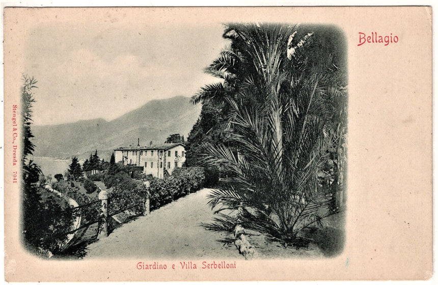 Cartolina Lago Maggiore Verbania Bellagio villa Serbelloni | Collezionissimo