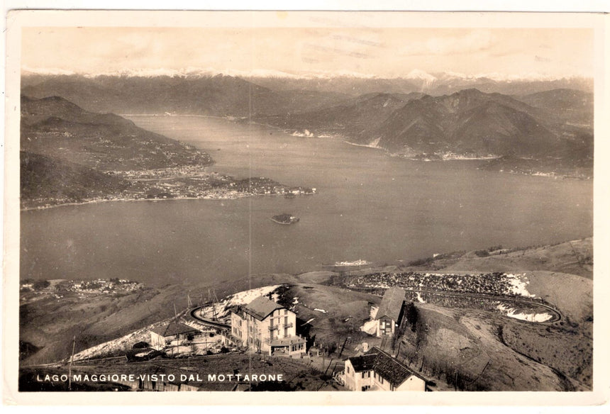 Cartolina Lago Maggiore Verbania il lago dal Mottarone | Collezionissimo