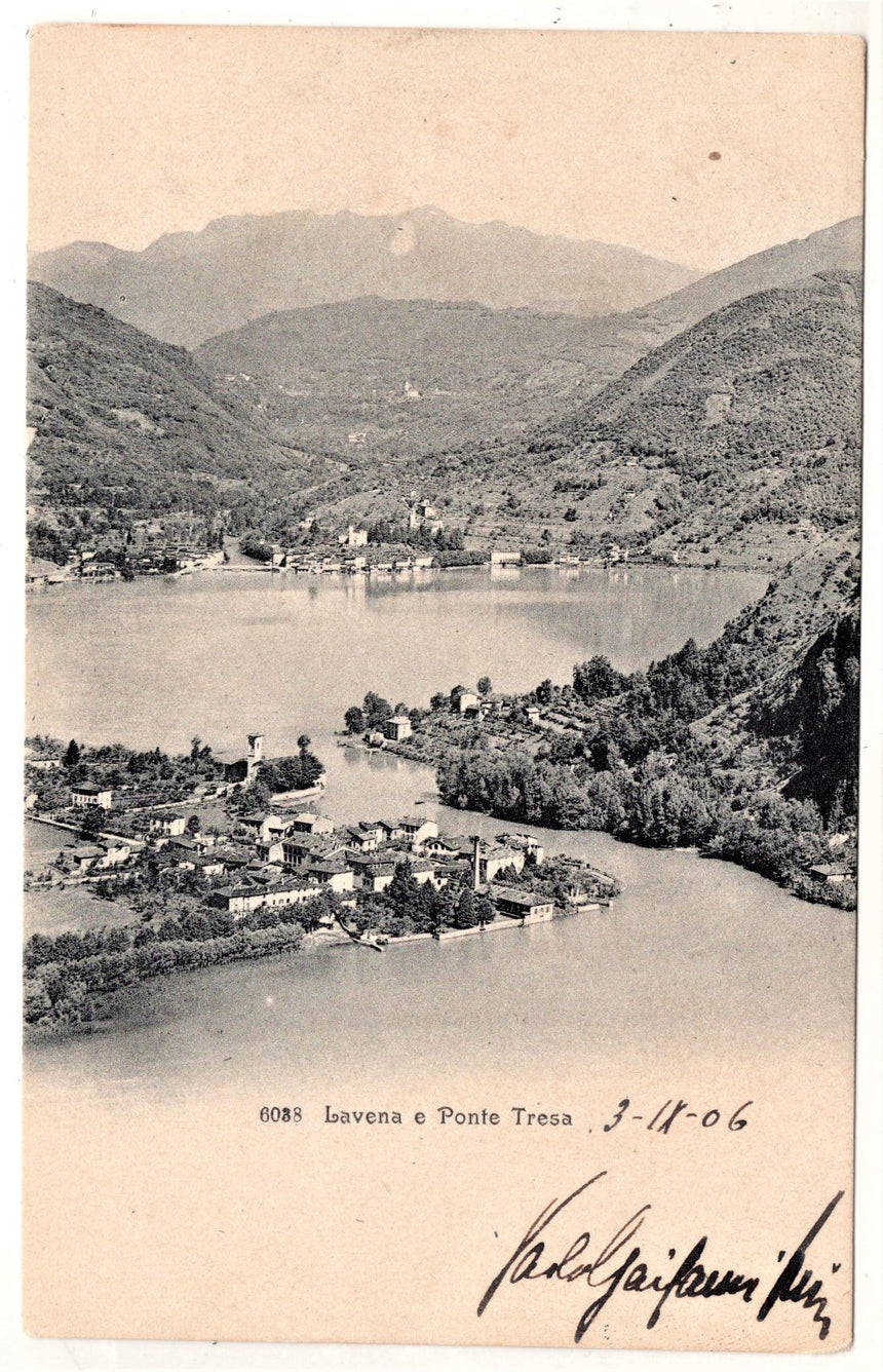 Cartolina Lago Maggiore Verbania Lavena e ponte Tresa | Collezionissimo