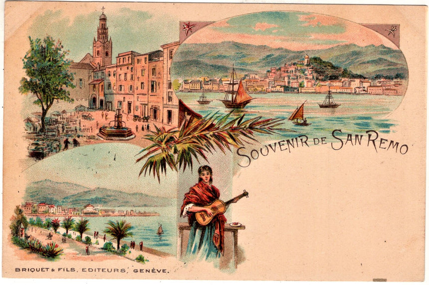 Cartolina Imperia San Remo Soovenir | Collezionissimo