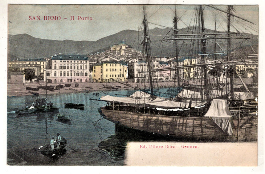 Cartolina Imperia San Remo il porto | Collezionissimo