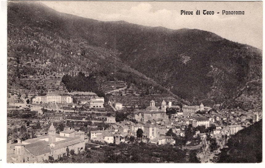 Cartolina Imperia Pieve di Teco panorama | Collezionissimo