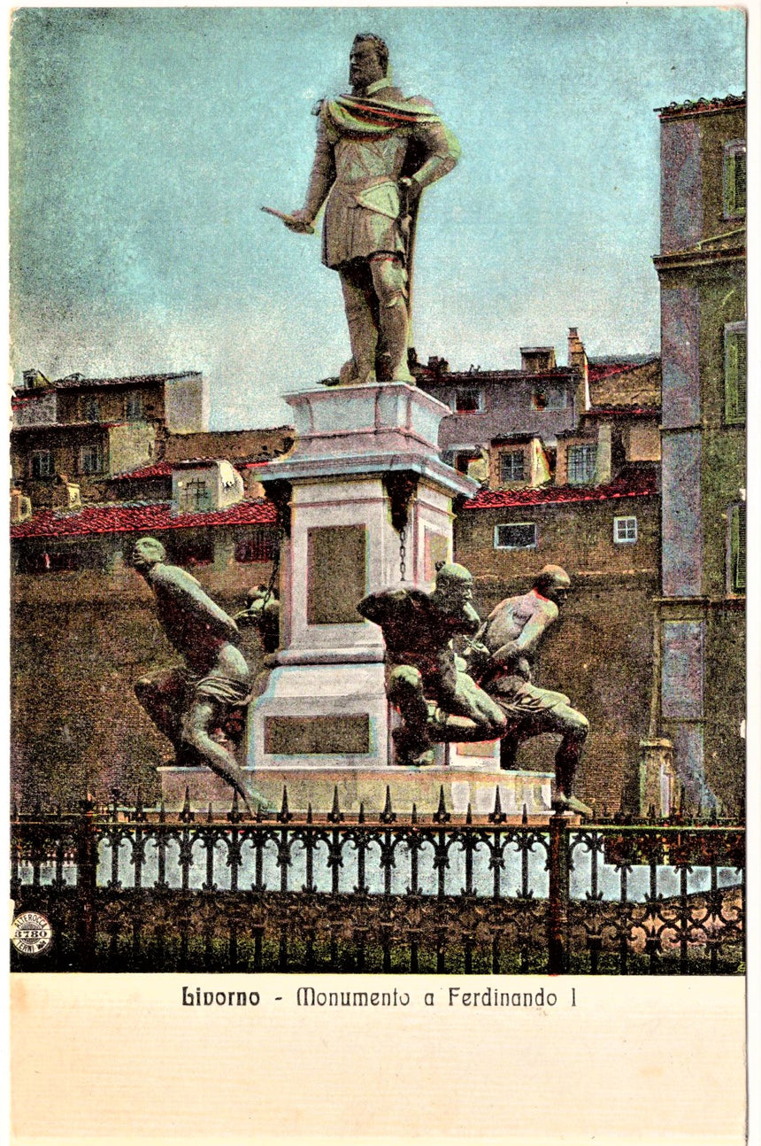 Cartolina Imperia Livorno monumento a Ferdinando I | Collezionissimo