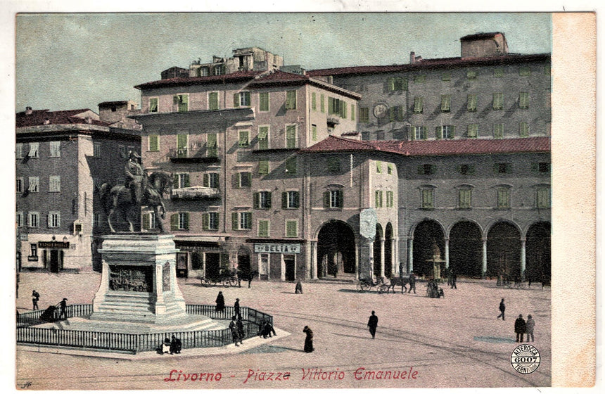 Cartolina Imperia Livorno piazza V.Emanuele | Collezionissimo